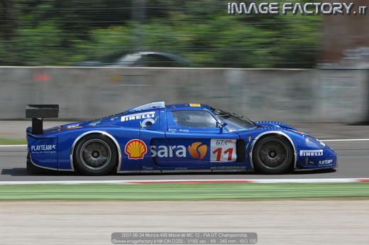 2007-06-24 Monza 499 Maserati MC 12 - FIA GT Championship
